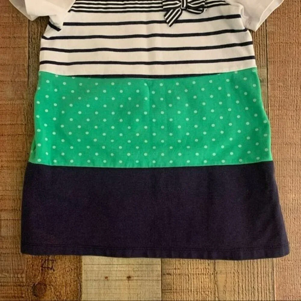 Gymboree Girl’s size 4 multi-Striped polka dot dress